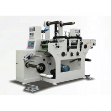RTHJ-320B Automatic high quality 2 rotary die cutting station machine with turrent rewinding for adhesive label paper